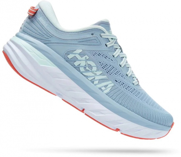 Кроссовки Hoka BONDI 7 1110519|22 BFBG р.39 1/3 EUR 39 1/3 24,5 см голубой