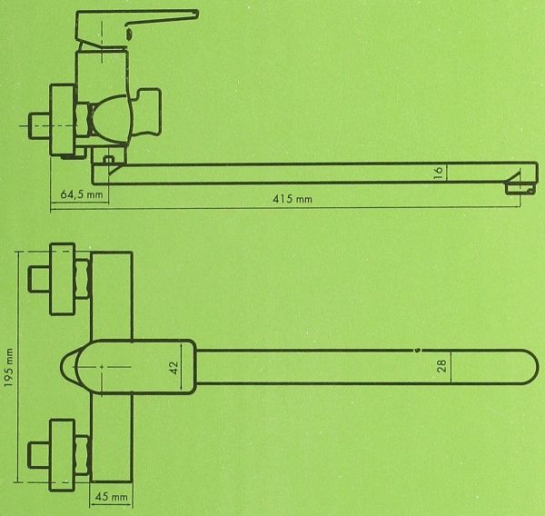Смеситель для ванны/душа ScandiSPA FF35219-22