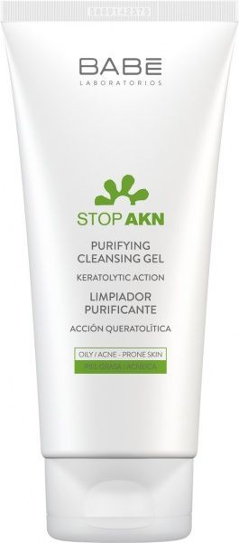 Гель день-ночь BABE Laboratorios Stop AKN Очищающий 200 мл