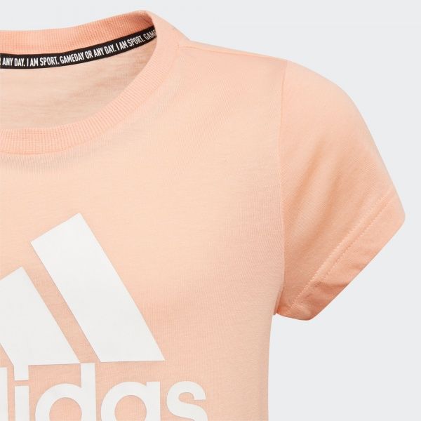 Футболка Adidas YG MH BOS TEE ED4606 158 рожевий