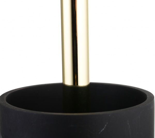 Йоржик для унітаза Luna night чорний