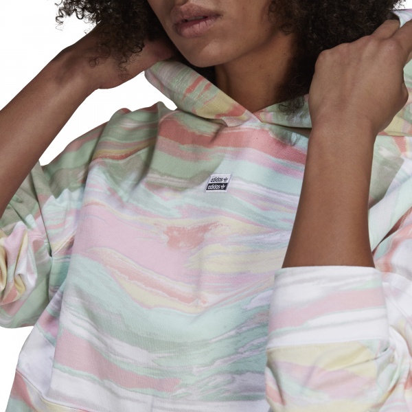 Джемпер Adidas CROPPED HOODIE GN4292 р. 42 різнокольоровий