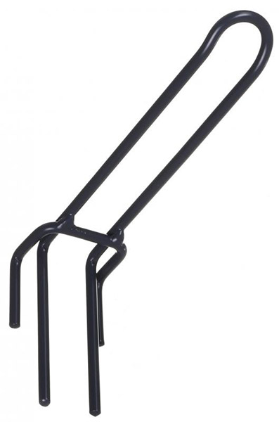 Гачок на сітку подвійний 100 мм 10 шт. графіт Array