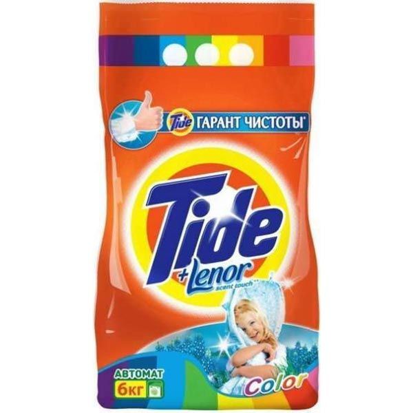Пральний порошок Tide Color Lenor Touch of Scent 6 кг