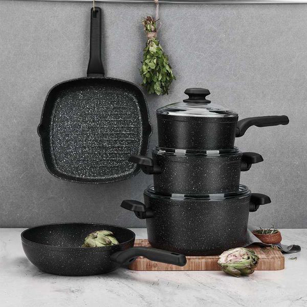 Кастрюля с крышкой Ornella Alu 3,5 л (A1344) Korkmaz