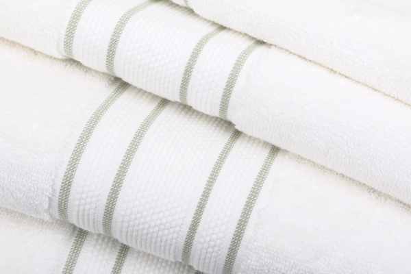 Полотенце Villa 50x100 см белый с зеленым Sous Dias 