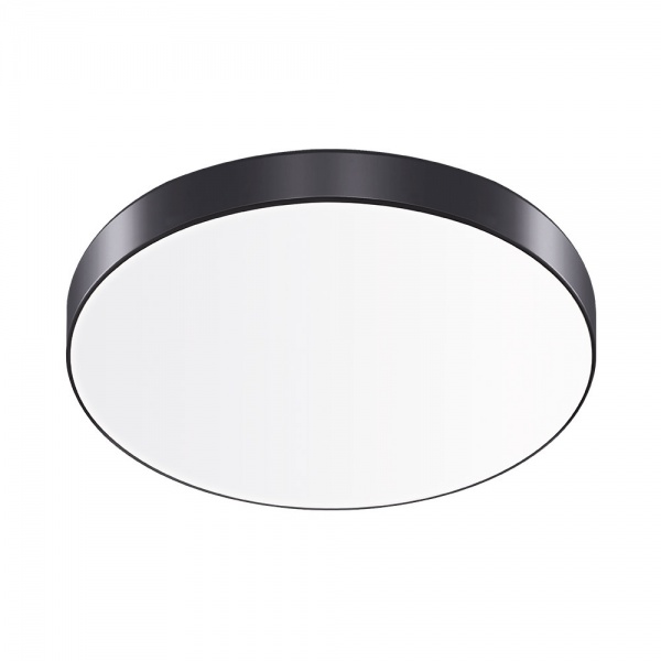 Світильник настінно-стельовий Maxus 24 Вт чорний 4100 К 1-MSP-2441-SLB 