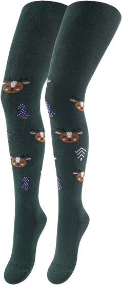 Колготки детские унисекс Duna махровый след (4823094654289) 4464 р.122-128 см темно-зеленый