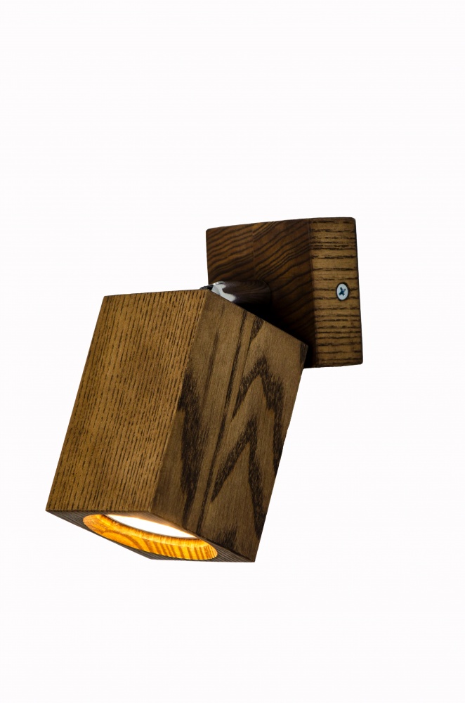Спот Iterna Cube GU10 ясень темный LW062