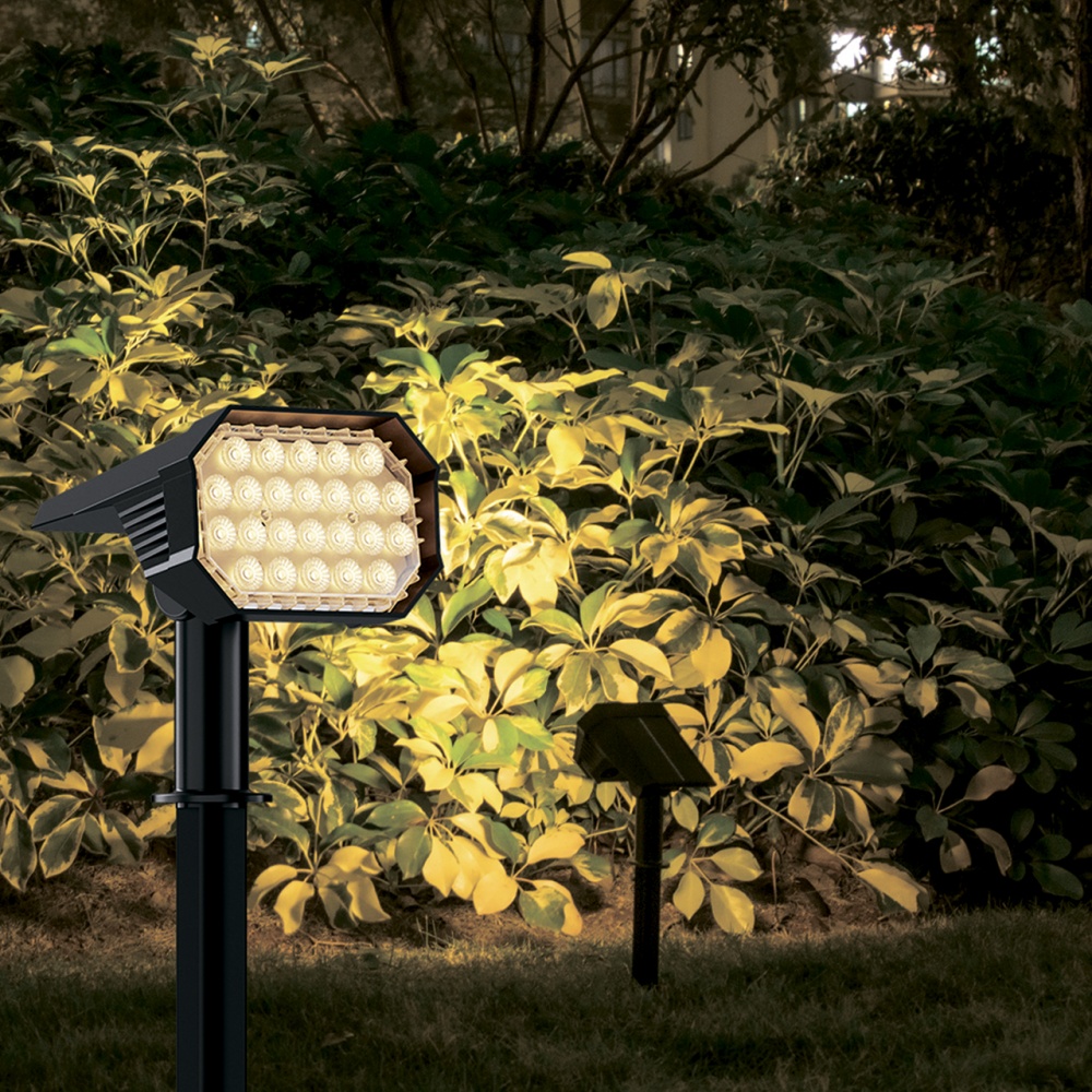 Світильник на сонячній батареї Eurolamp 2 Вт IP54 чорний LED-2W/6500K(S3)