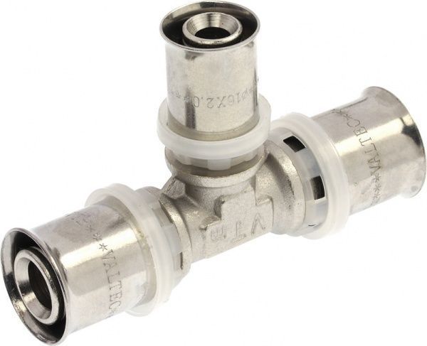 Трійник комбінований Valtec прес d20x16x20