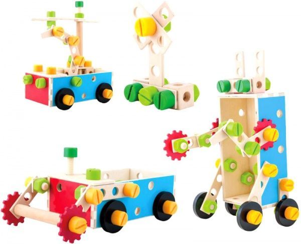 Игровой набор Bino Ящик с инструментом 4 в 1 82147