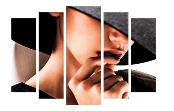 Картина модульная Гламур L-211 118x80 см 