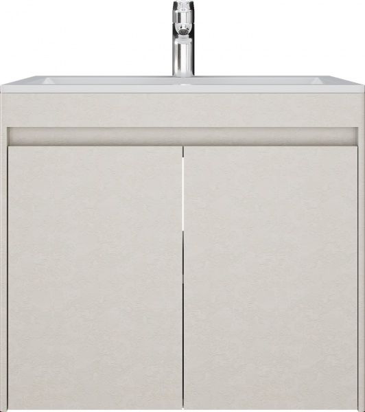 Тумба підвісна Water House Preference N1 70 МДФ цемент мигдаль під умив.Como 70