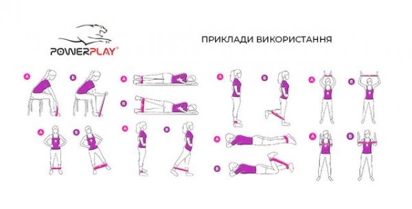 Эспандер PowerPlay петля 500х50х0.8 мм зеленый PP-4114