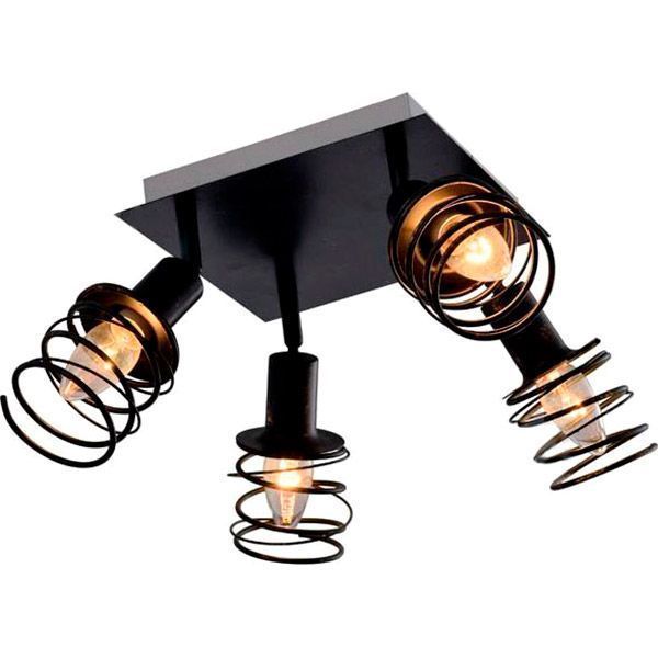 Спот Crystal Life 4x40 Вт E14 черный 16442-4 