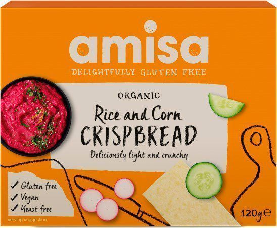 Хлібці AMISA Рисово-Кукурудзяні Органік 120 г (8000019521253)