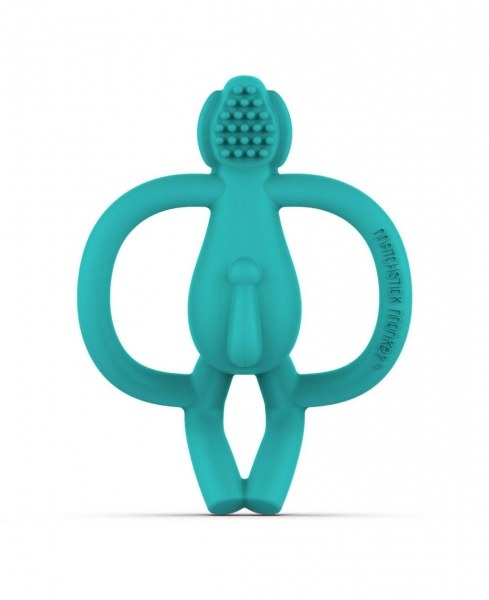 Прорізувач Matchstick Monkey Слон бірюзовий 11 см (MM-E-001)