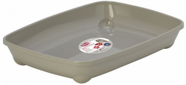 Туалет PetNova открытый 37 см серый P-KITTYTRAY-SMALL-GR