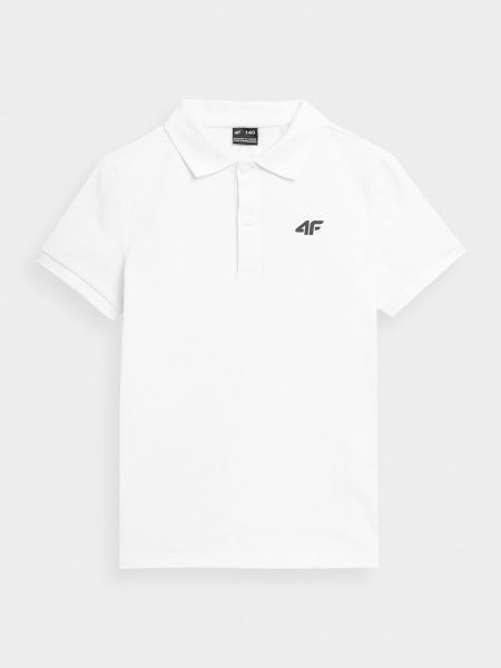 Поло 4F TSHIRT M295 4FJSS23TTSHM295-10S р.164 белый