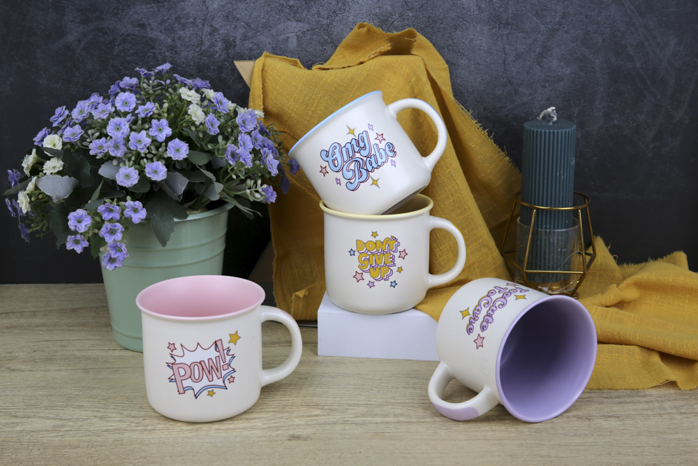 Чашка Fiora Sweet жовта 380 мл