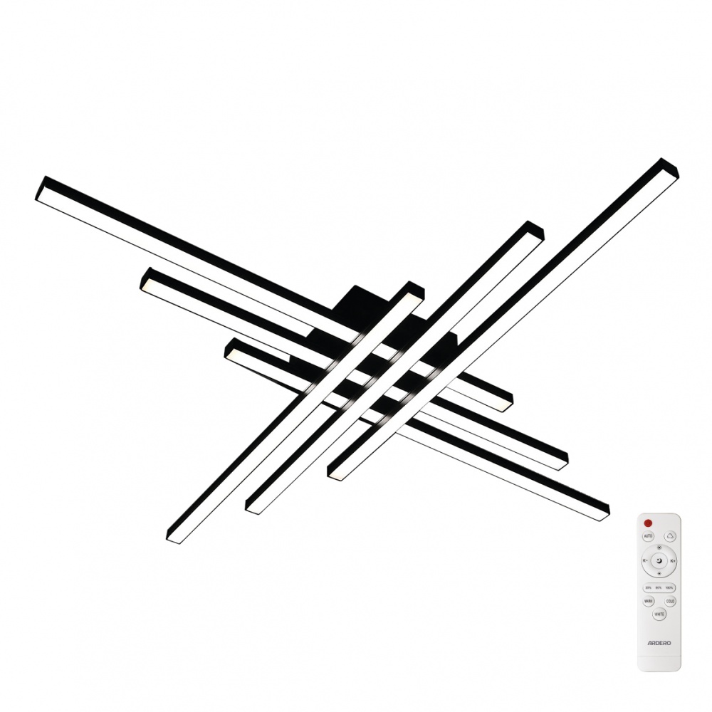 Люстра светодиодная ARDERO AL6184ARD NAVIGATOR 80 Вт черный 80974