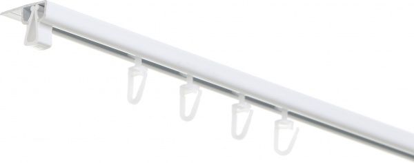 Карниз Талсистем 801057 одинарний укомплектований 300 см білий 