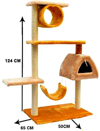 Кігтеточка Природа Городок 2, бежева