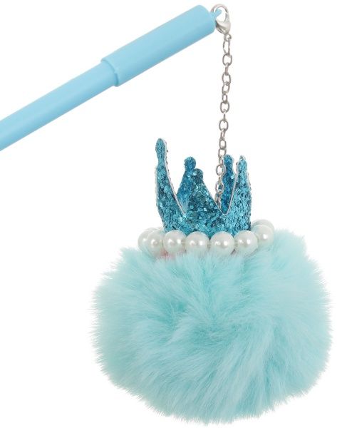 Ручка гелевая бирюзовая Корона 