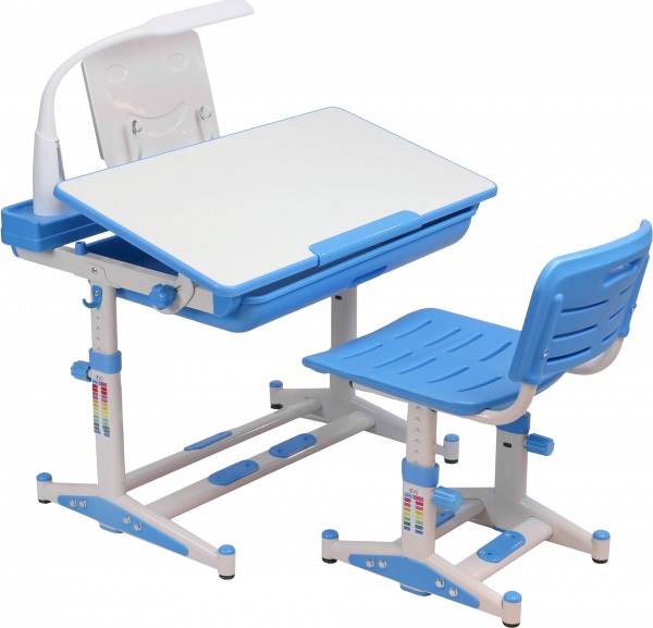 Комплект парта і стілець-трансформер Evo-kids BD-04 B New (XL)