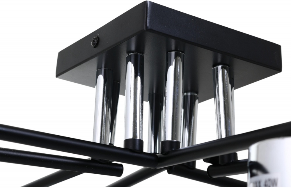 Люстра Sensio Orlean 8x40 Вт E27 чорний хром LS-07380/8B-E2740W