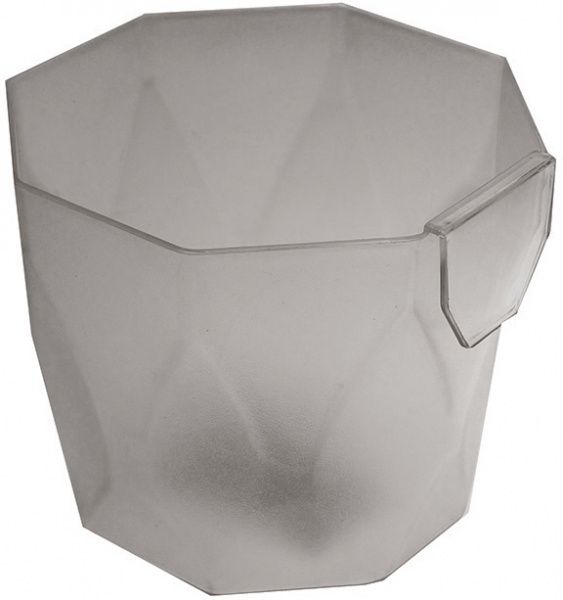 Кашпо пластикове Prosperplast Rocka P круглий 1л димчастий (70995-6) 