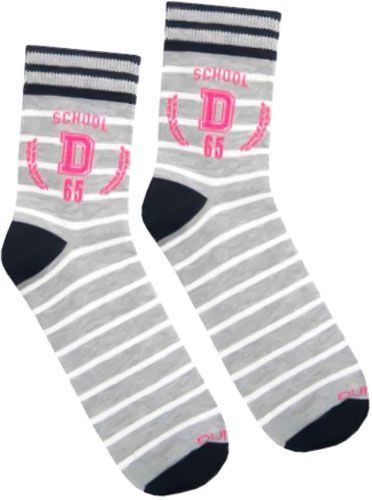 Шкарпетки дитячі Duna 977 р.20–22 світло-сірий у смужку 