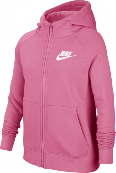 Джемпер Nike G NSW PE FULL ZIP BV2712-693 р. L рожевий
