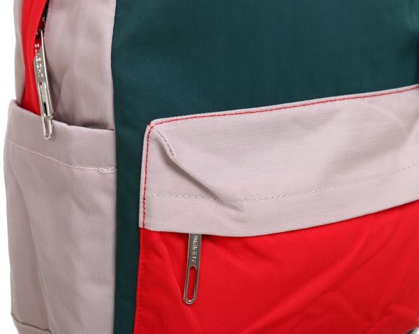 Рюкзак школьный Nota Bene Education 40х27х14 см красно-зеленый