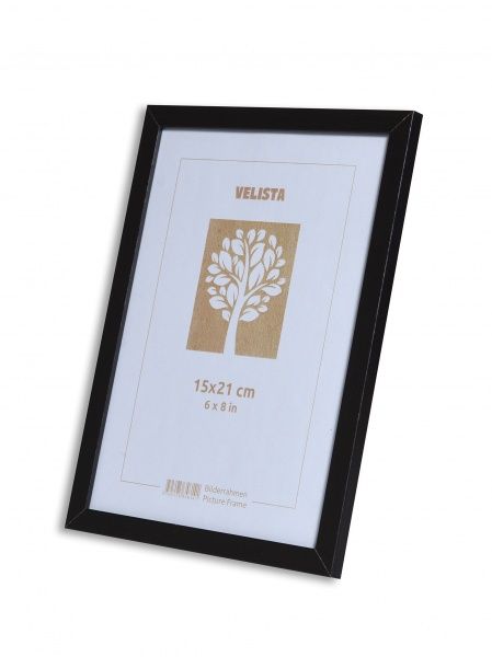 Рамка для фотографії зі склом Velista 10BW-86888v 15x21 см чорний