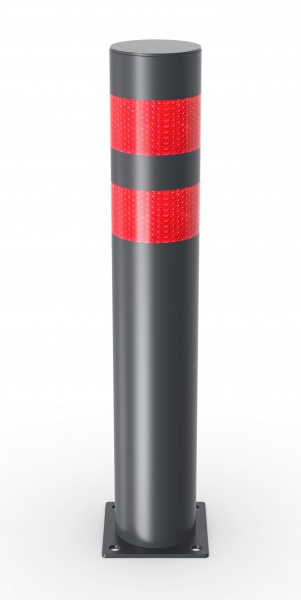 Столбик парковочный металлический 100x600 мм