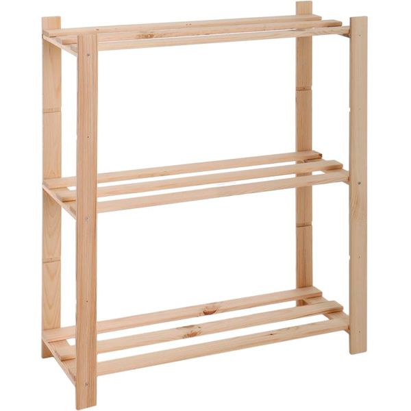 Стелаж Basic 3 полиці 900x800x300 мм 