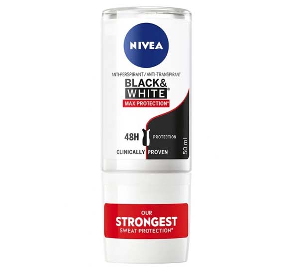 Дезодорант-антиперспірант для жінок Nivea Чорне та біле MAX PROTECTION 50 мл