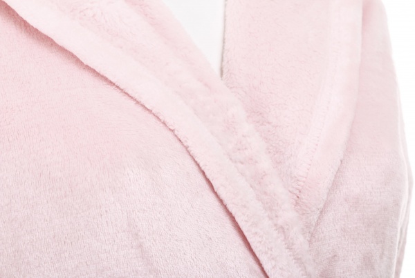 Халат з мікрофібри La Nuit капюшон з вушками р. XL рожевий