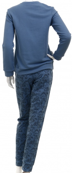 Костюм домашній жіночий Flis clothes Динозаври р. XL блакитний