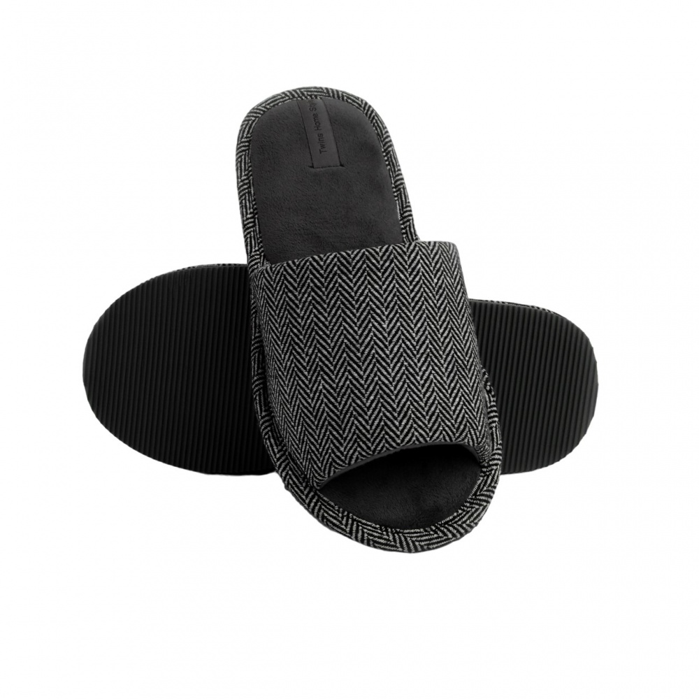 Тапки домашние Twins HS-VL елка 12614 р.40/41 серый