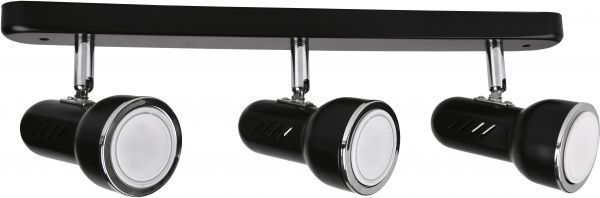 Спот LightMaster RAD-3 MR16 3xG5.3 чорний 