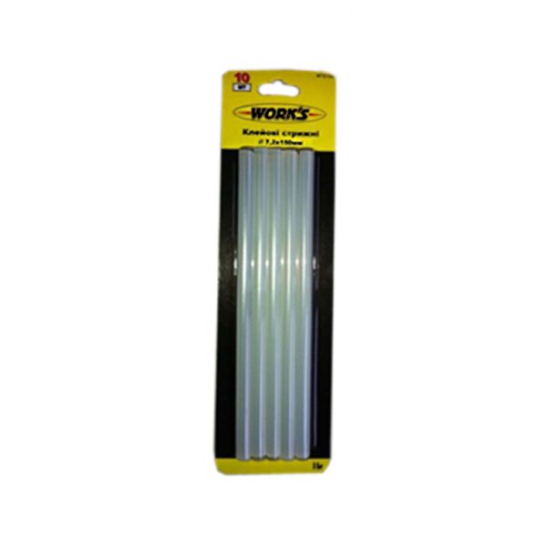 Стержни клеевые Work's W11220 11x200 мм 10 шт