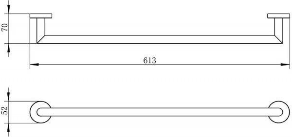 Держатель для полотенца Imprese Hranice 131100