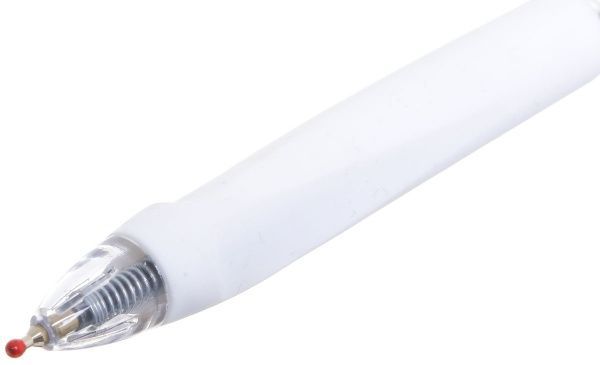 Ручка масляна ABS+PVC біла 0,5 мм 