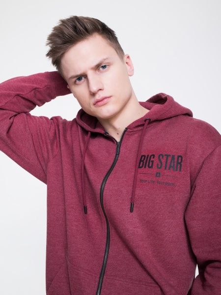Джемпер BigStar CHINDOR 154566604 р. L бордовый