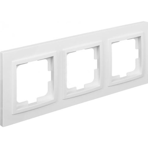 Рамка трехместная Mono Despina универсальная белый 102-190000-162