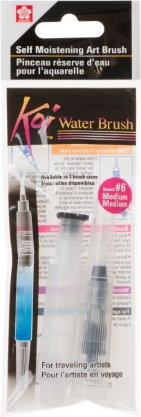 Кисточка с резервуаром KOI WATER BRUSH №6 Medium SAKURA 