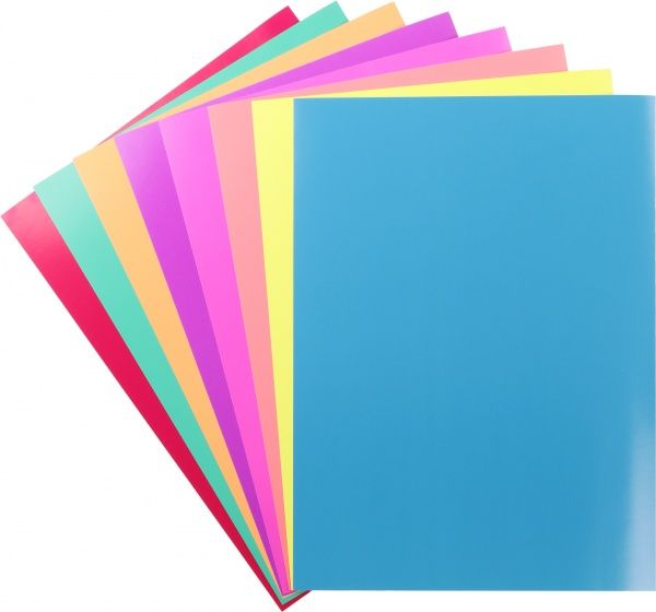 Набір кольорового картону А4 8 аркушів Mandarin